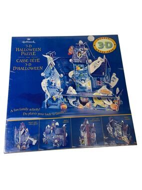 Hallmark Vintage 3D Halloween Haunted House Puzzle